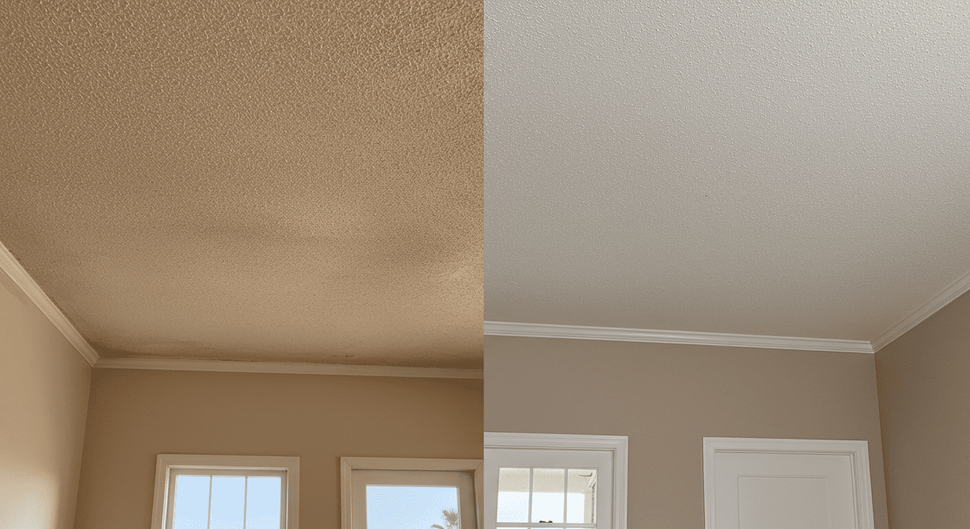 Professional Removing Popcorn Ceiling