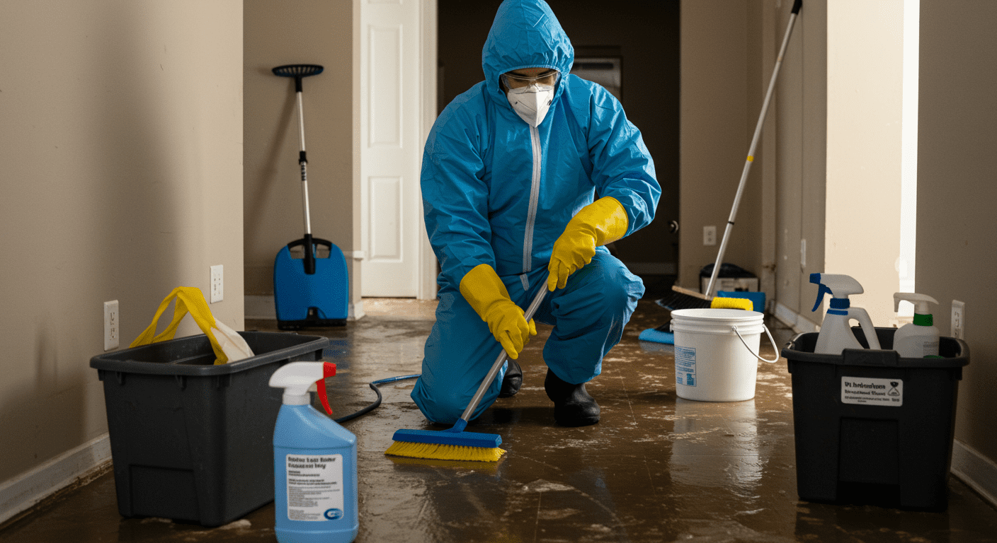 Flood damage remediation process in Atlantic City, NJ