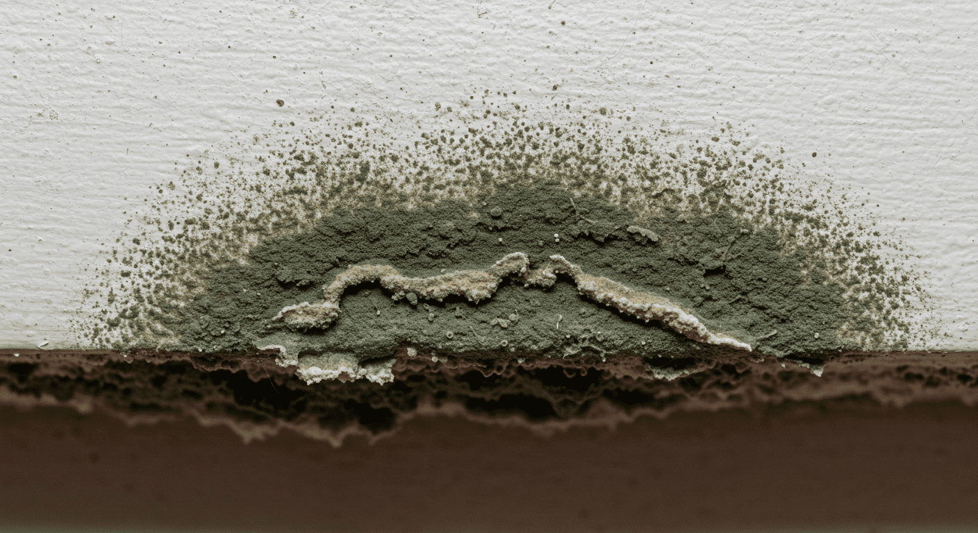Mold Remediation Process (Before and After)